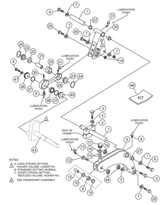 Rocker Assembly Parts-C-30HDNI PRECISION FUEL INJECTION S/N 240601