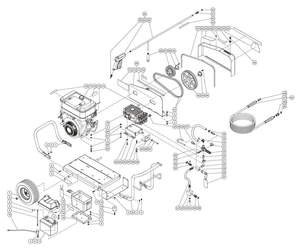 CW-4004-5MV0 (sn:11418875-99999999) Frame Assembly Parts by MI-T-M