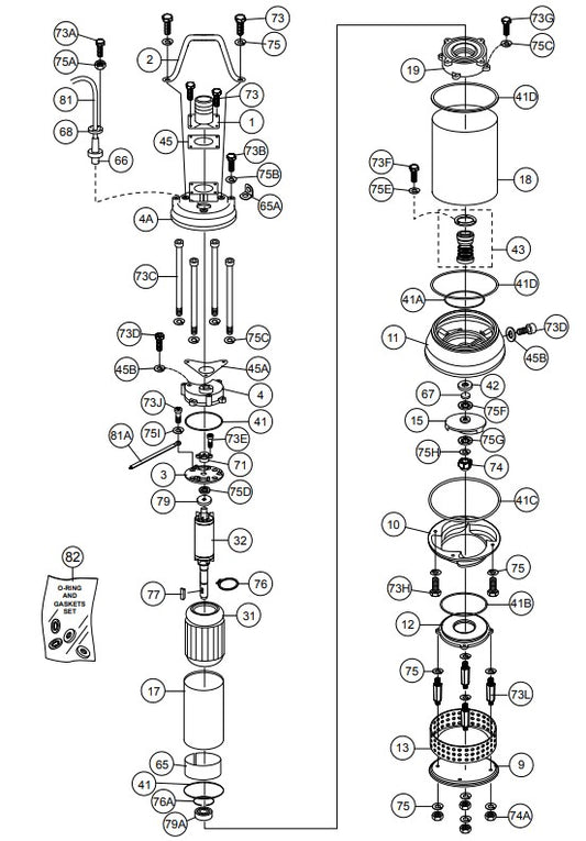 ST41230/ST41460 Assembly Parts