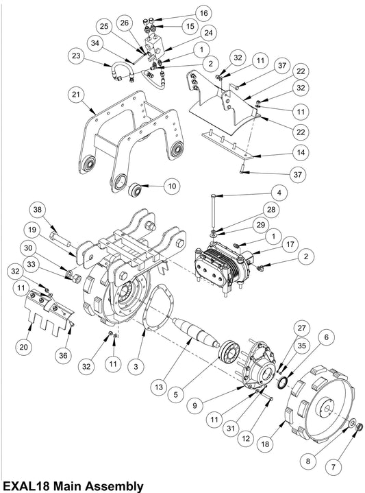 EXAL18 Main Assembly Parts By MBW