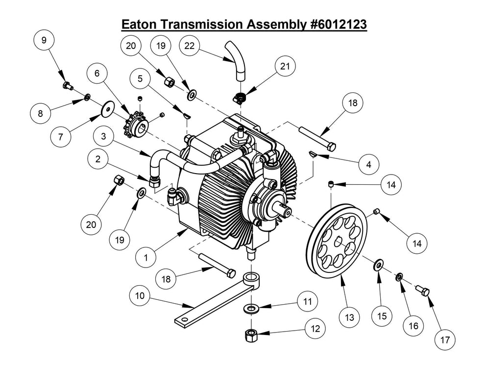 CC3700E Eaton Transmission Assembly