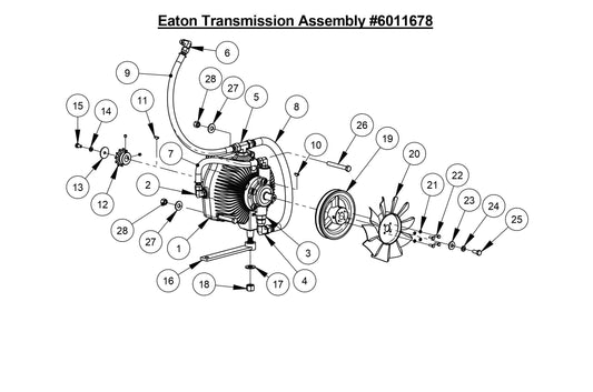 CC6566-3 Eaton Transmission Assembly