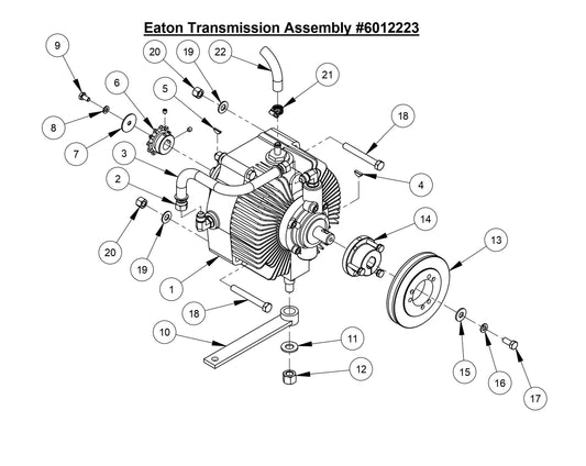 CC3700E-3 Eaton Transmission Assembly