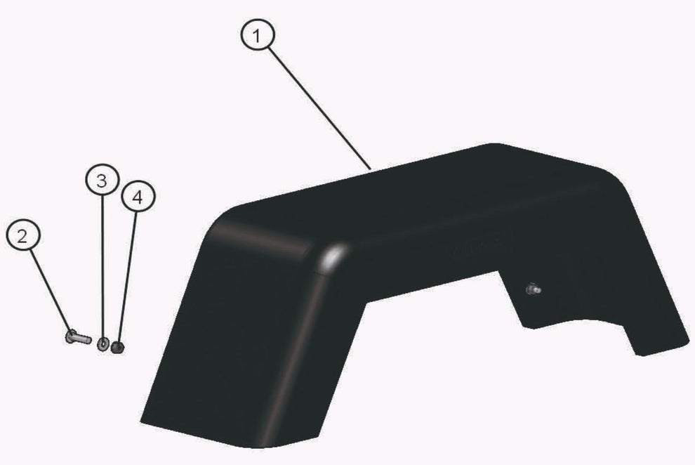 Eclipse AB 2220 SE Arrow Board - Fender Assembly Parts By Allmand