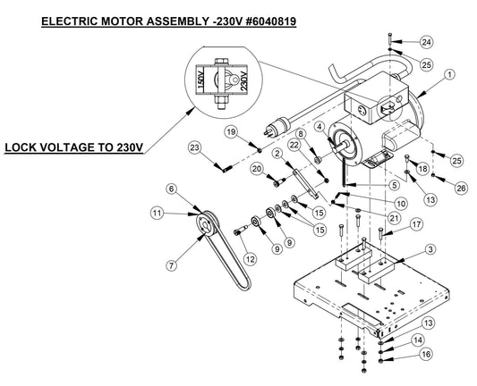 CC125XL-EE (Electric Motor Assembly)