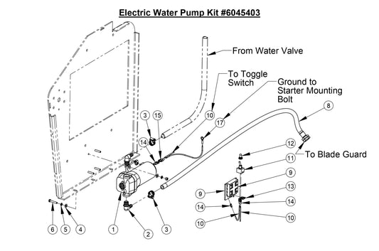 CC4144DXL-3 Electric Water Pump kit
