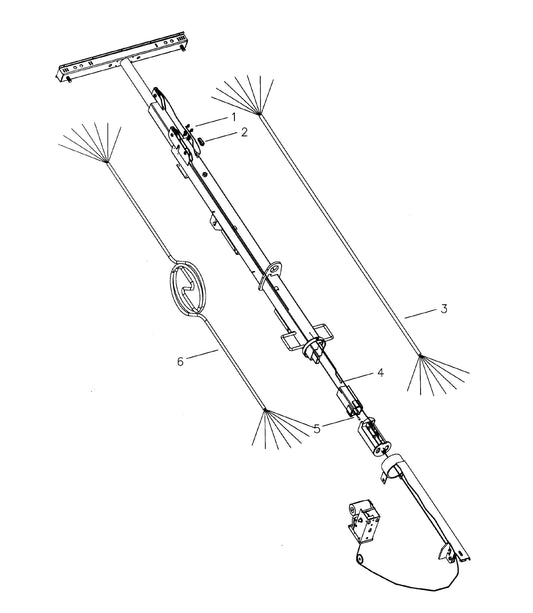 Maxi-Lite 15330 and 20330-Electric Winch Tower Cable Routing Parts By Allmand