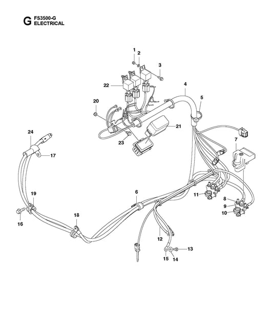 Electrical Parts for FS3500 G II By Husqvarna