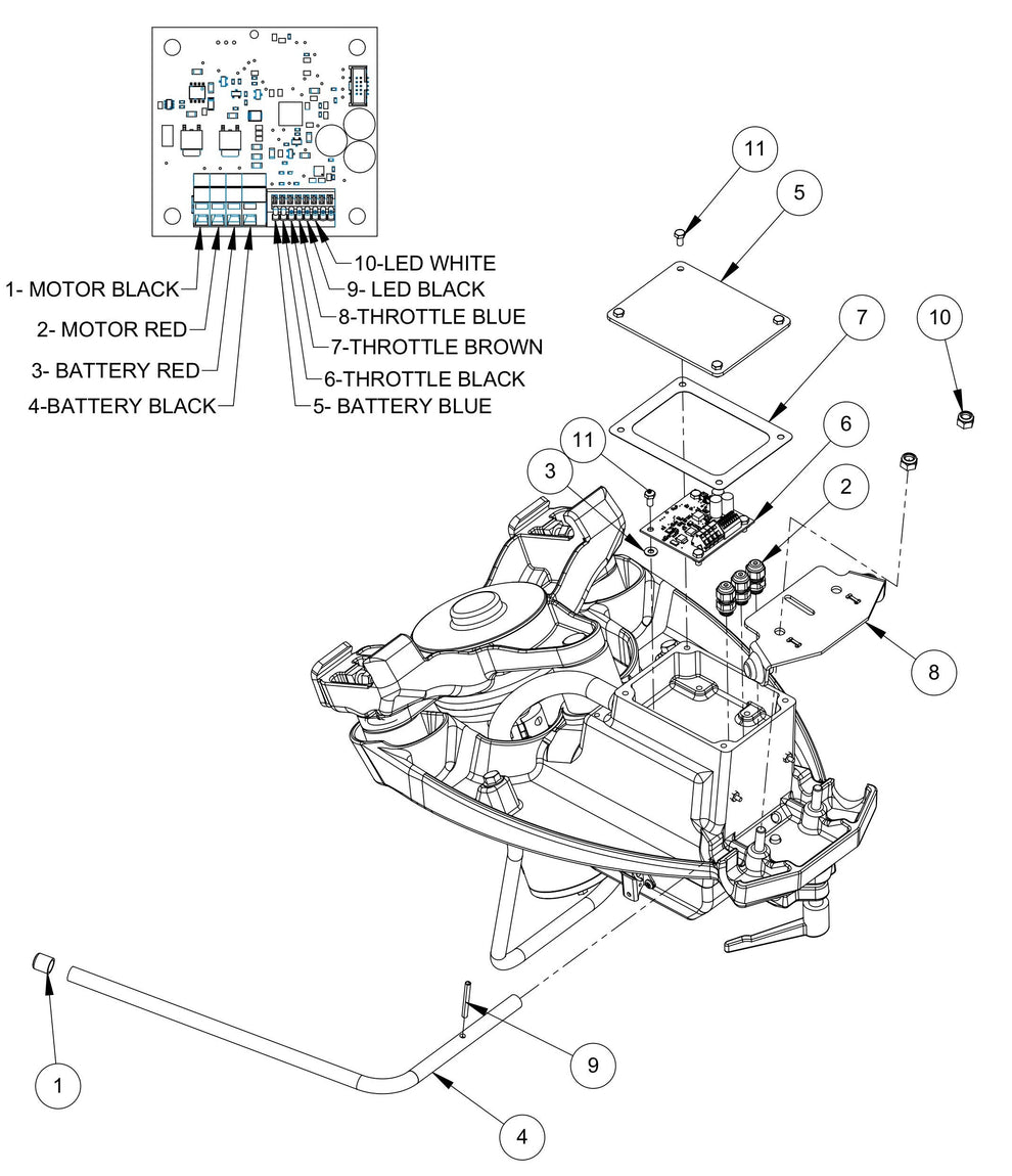 MBW-EWS500 Electrical Assembly Parts By MBW