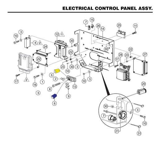 STX6H Electrical Control Panel Assembly