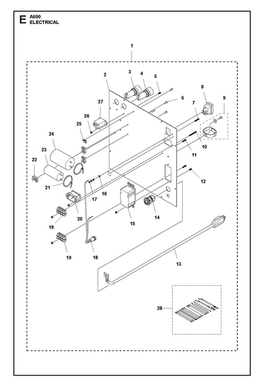 Electricals Parts For A600 By Husqvarna