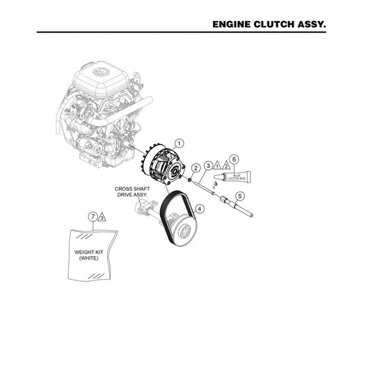 HHNG4 HHNG5 Engine Clutch Assembly
