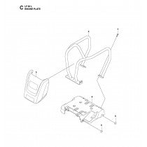 Engine Plate Parts For LF 80 LAT By Husqvarna