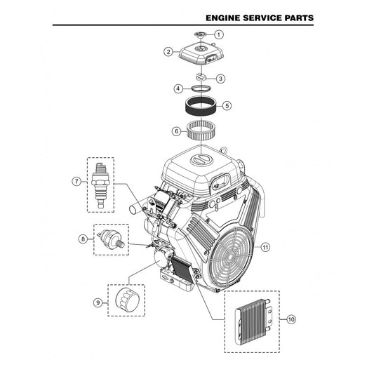 HHNG4 HHNG5 Engine Service Parts