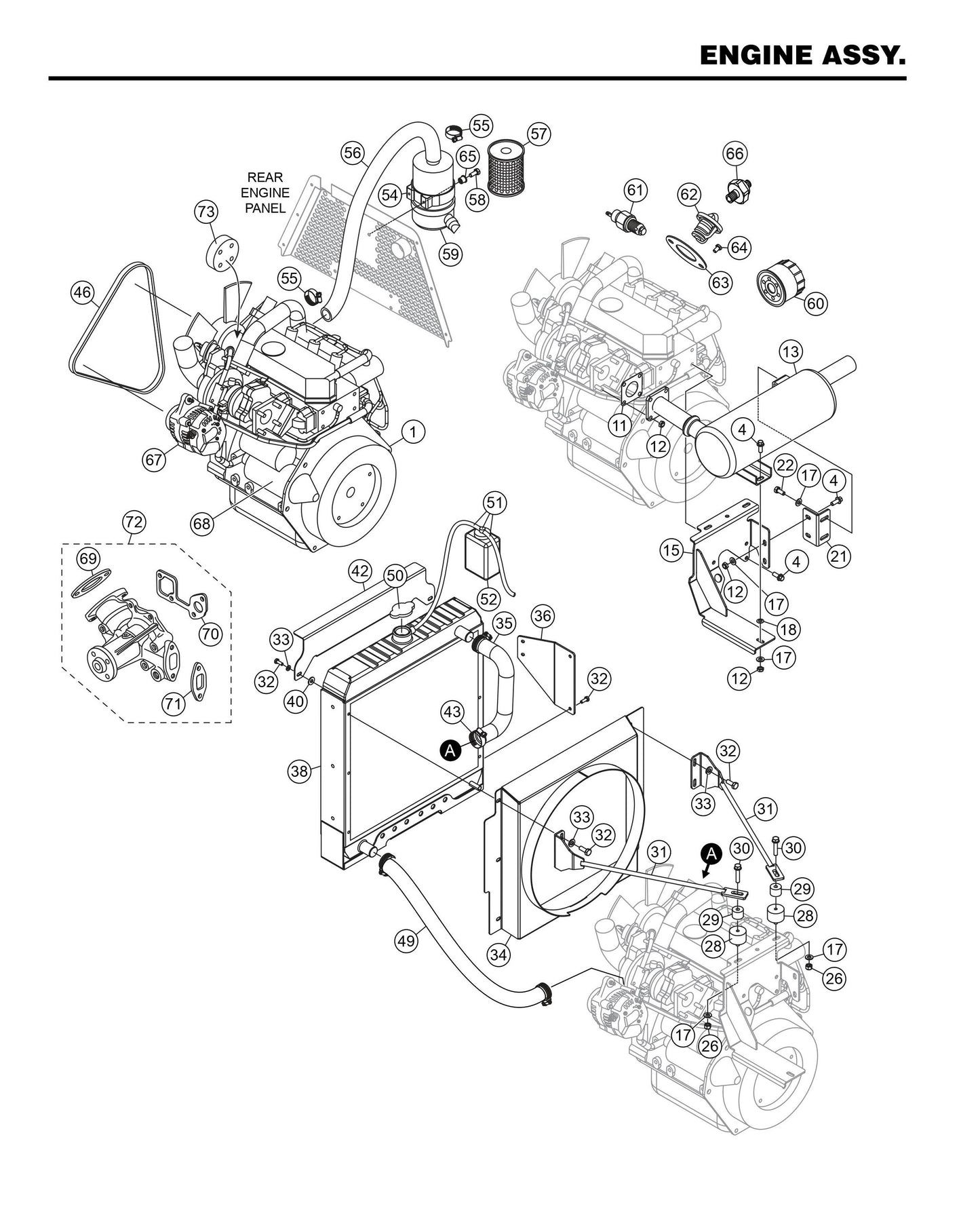 HHXD5 Engine Assembly
