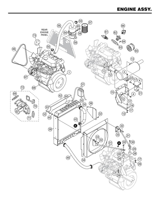 HHXD5 Engine Assembly