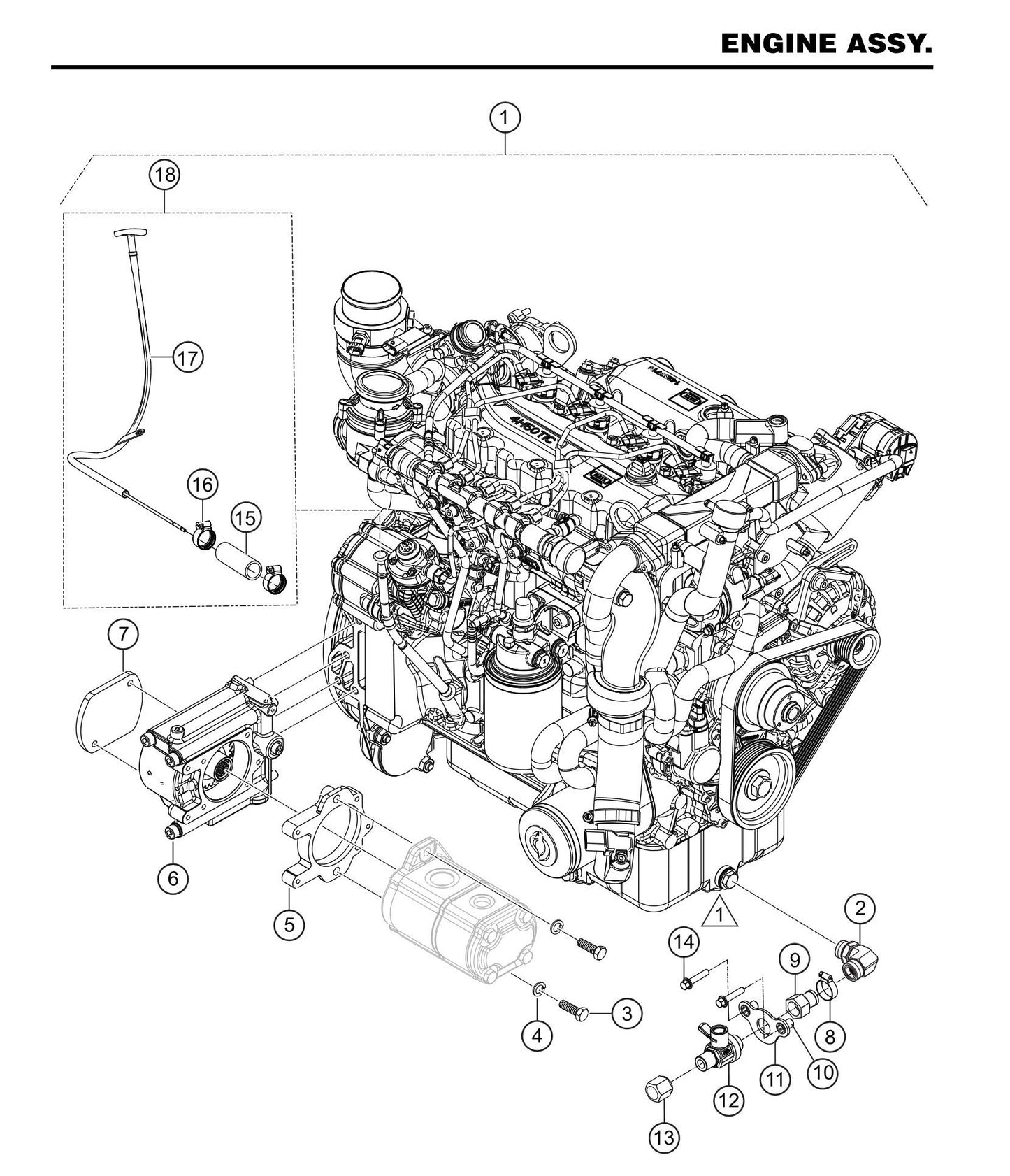 STX6H Engine Assembly