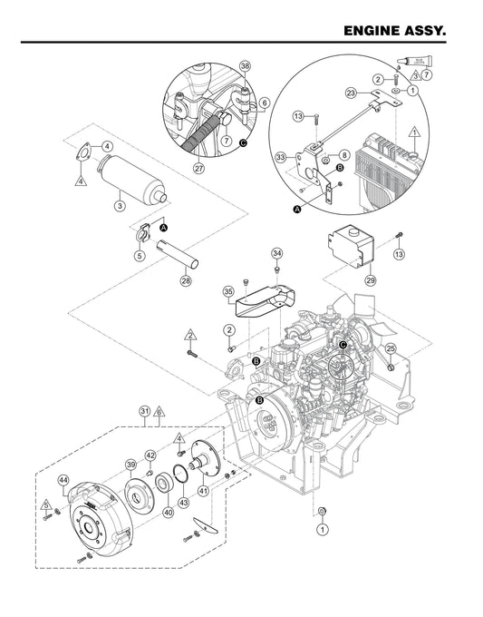 HHXDF4 HHXDF5 Engine Assembly