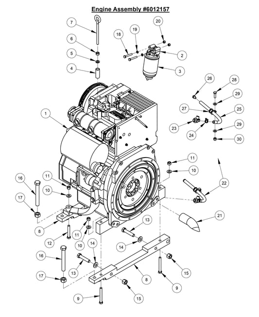 CC3728 Engine Assembly