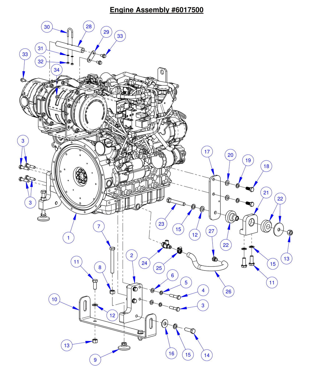 CC7574DK Engine Assembly