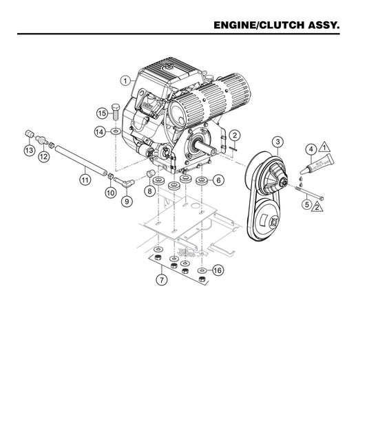 HTNS5S-2 Engine/Cutch Assembly
