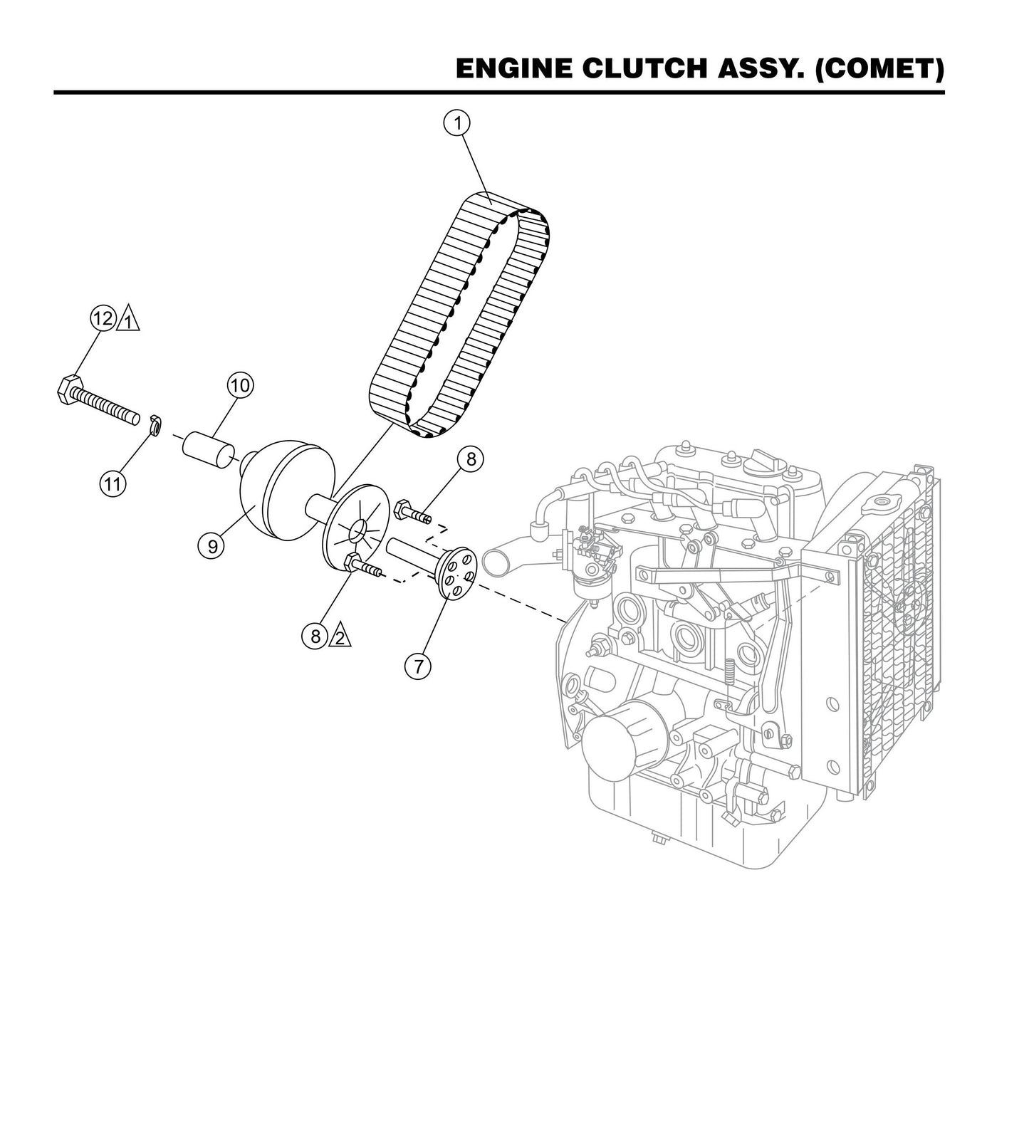 HHN31VTCSL5 Engine Clutch Assembly (Comet)
