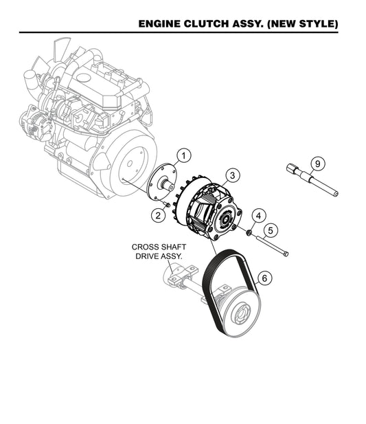 HHXD5 Engine Clutch Assembly (New Style)