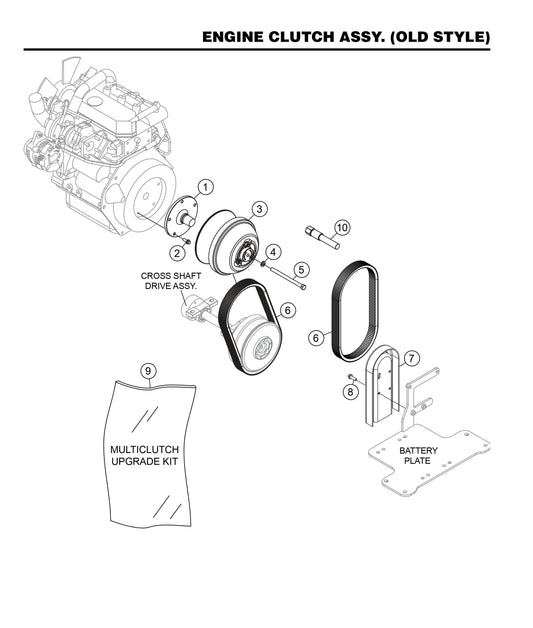 HHXD5 Engine Clutch Assembly (Old Style)