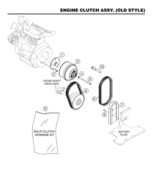HHXG5 Engine Clutch Assembly (Old Style)