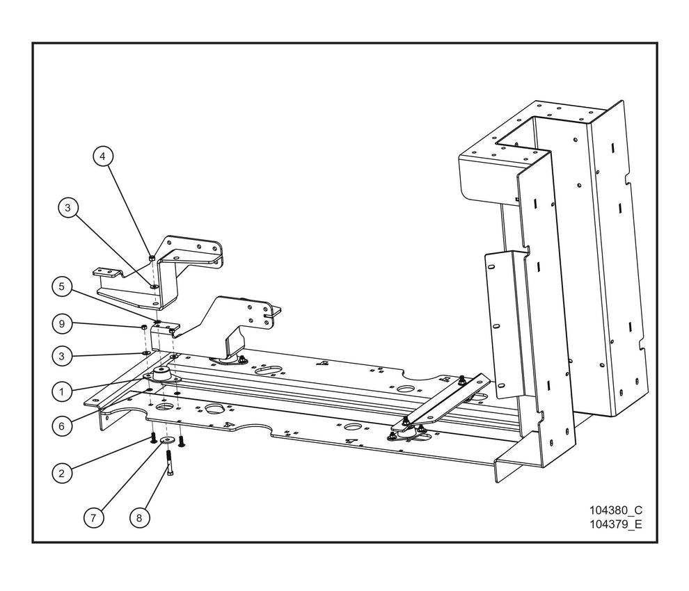 Engine Isolator Mount Options Parts By Allmand