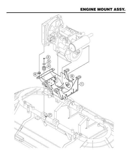HHXG5 Engine Mount Assembly