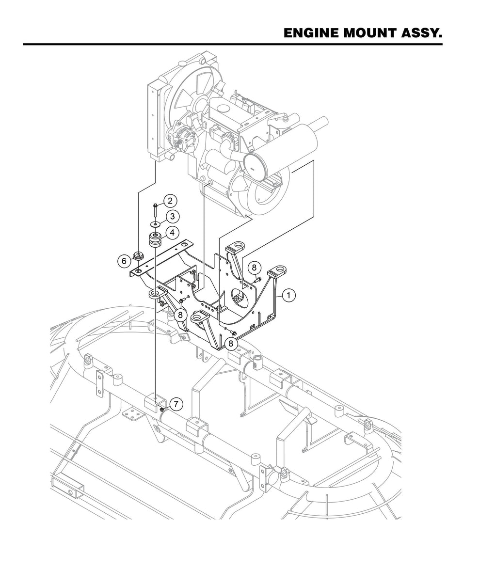 HHXG5 Engine Mount Assembly