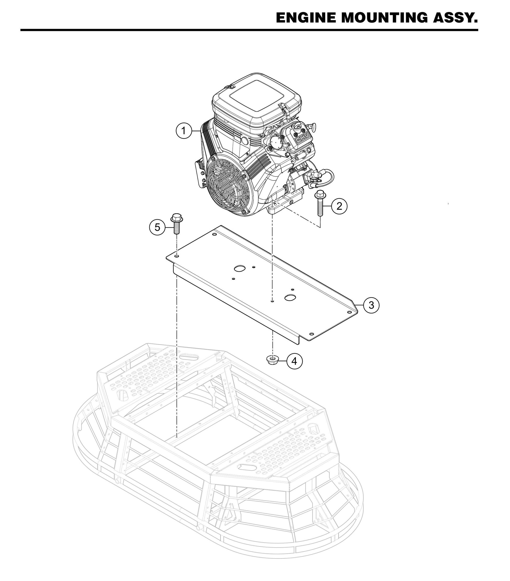 LD6 Engine Mounting Assembly