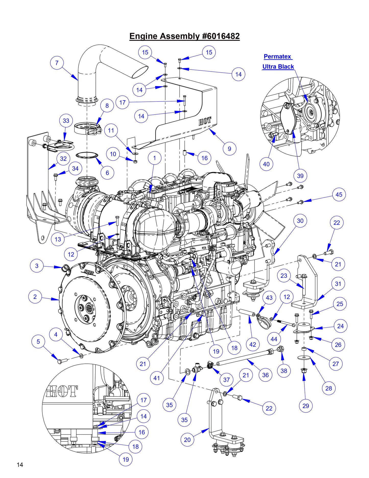 CC8574DD Engine Assembly 