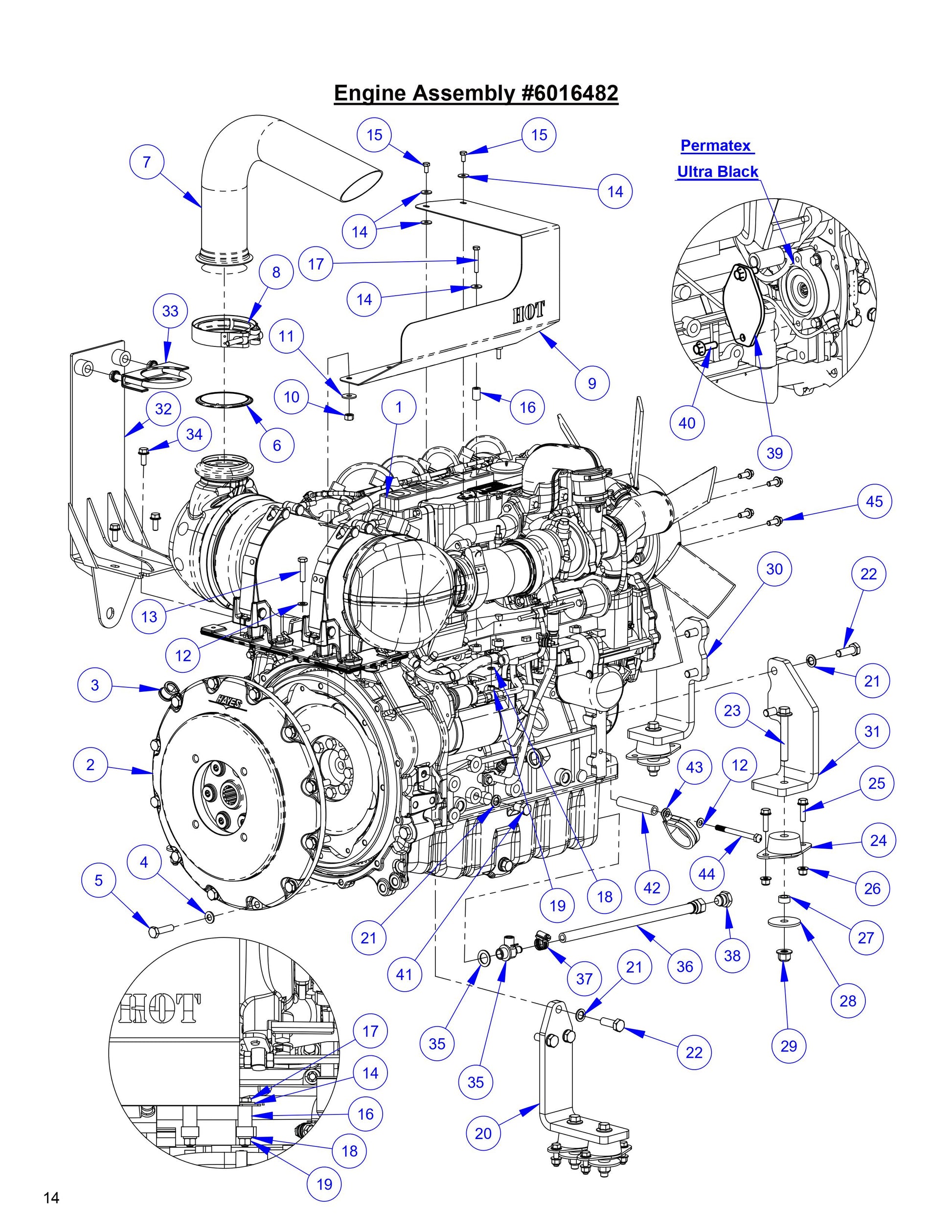 CC8574DD Engine Assembly 