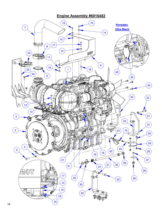 CC8574DD Engine Assembly 
