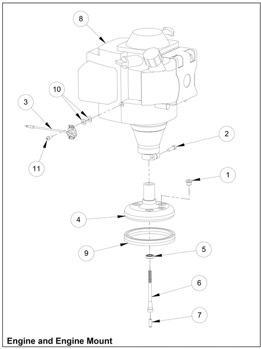 WS500R Engine And Engine Mount Parts By MBW