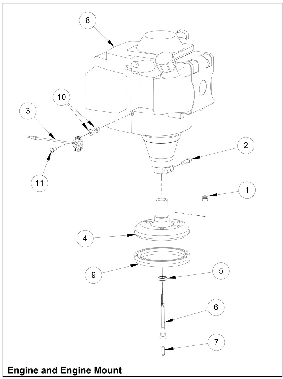 WS500R Engine And Engine Mount Parts By MBW