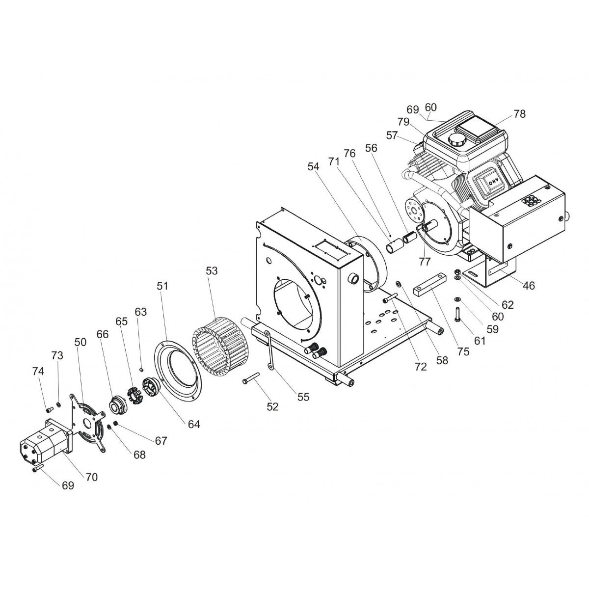 LP 18 Twin PE PAC Engine and Pump