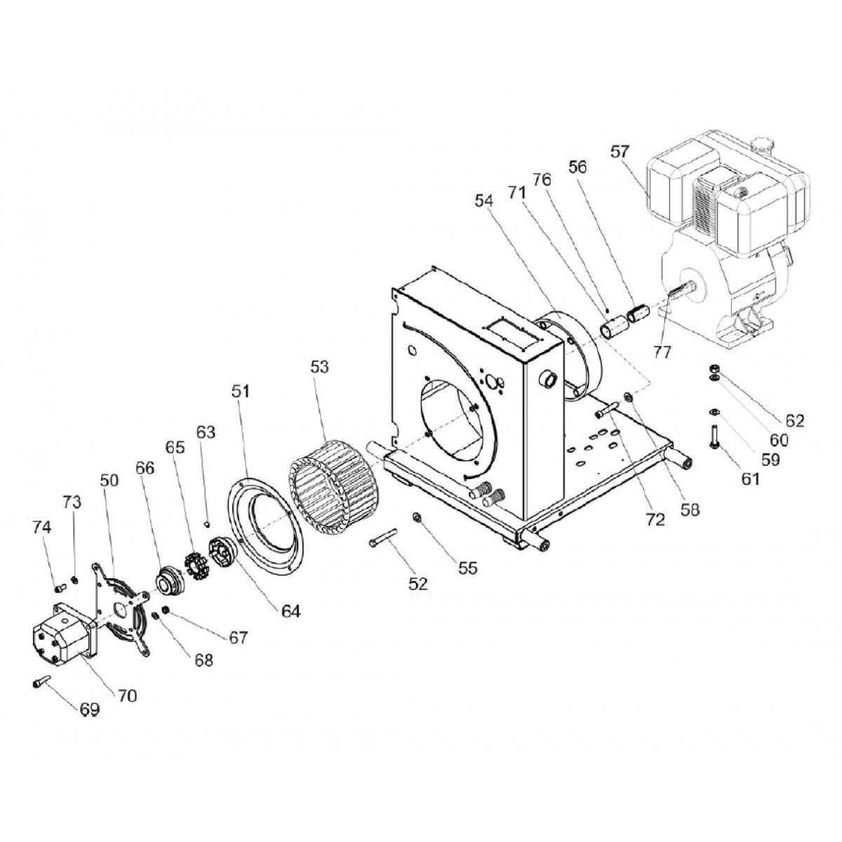 LP 13-20 DEL Engine and Pump