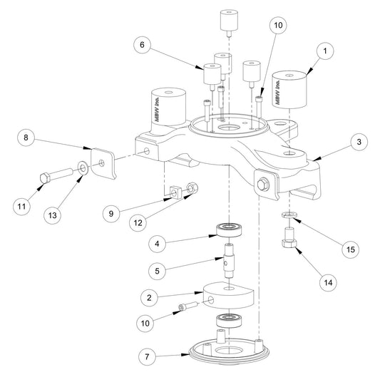 WS500R Exciter Assembly Parts By MBW