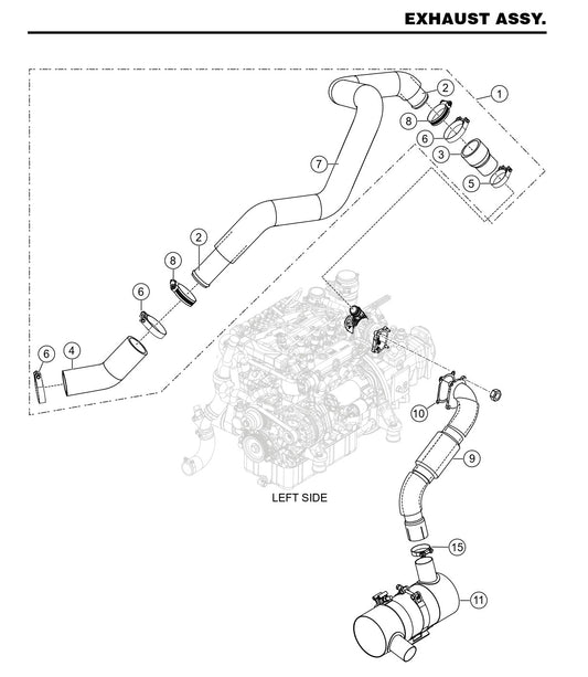 HTX6H Exhaust Assembly