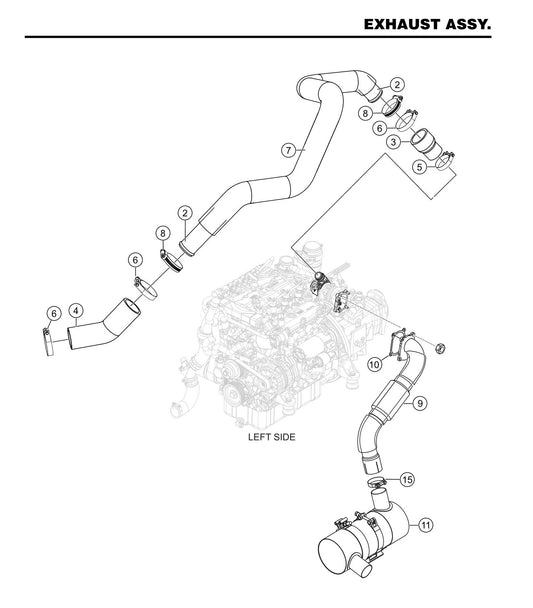 STX6H Exhaust Assembly