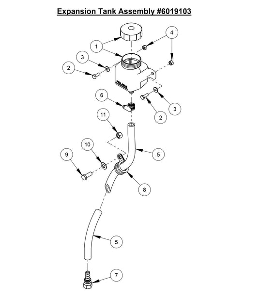 CC6566 Expansion Tank Assembly