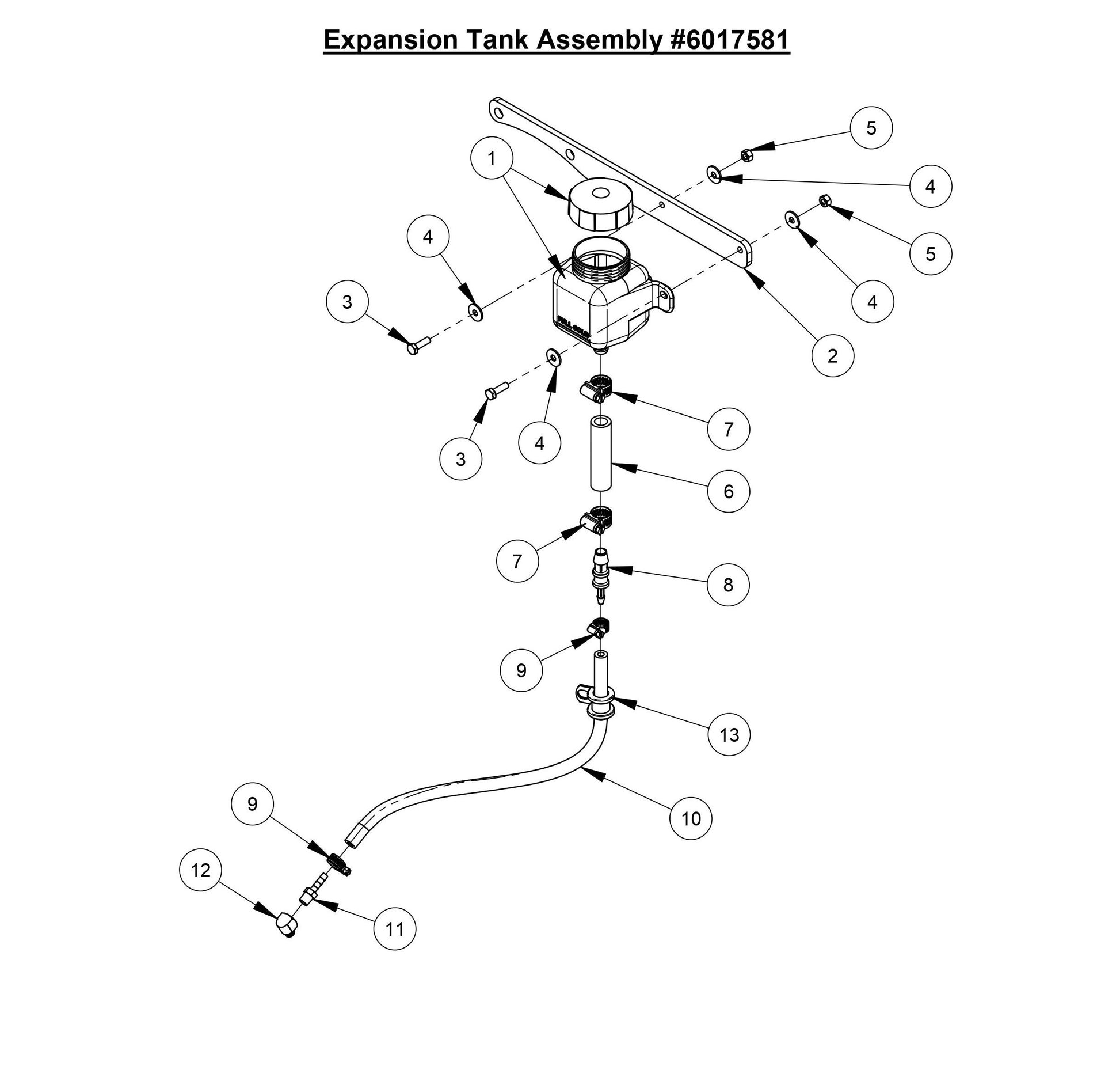 CC7574DD Expansion Tank Assembly fig 2