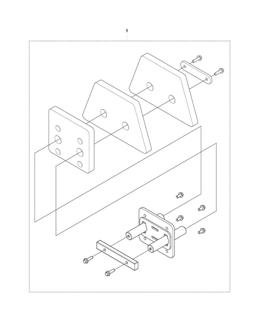Extra Counter Weight Parts for DXR 145 By Husqvarna