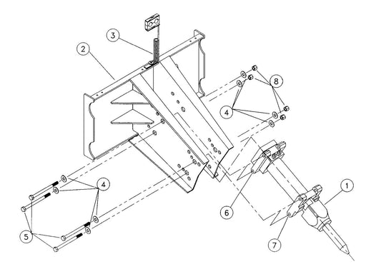 KF4 (Serial No.1001-5000) Open Style One-Piece Rigid Assembly Parts