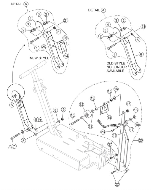 Guides Assembly Parts For FCG1-6HA Series by Multiquip