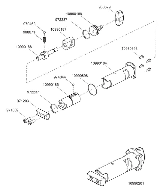 WSE2226 FIG(10) Core Cut Wall Saw Parts By Diamond Products