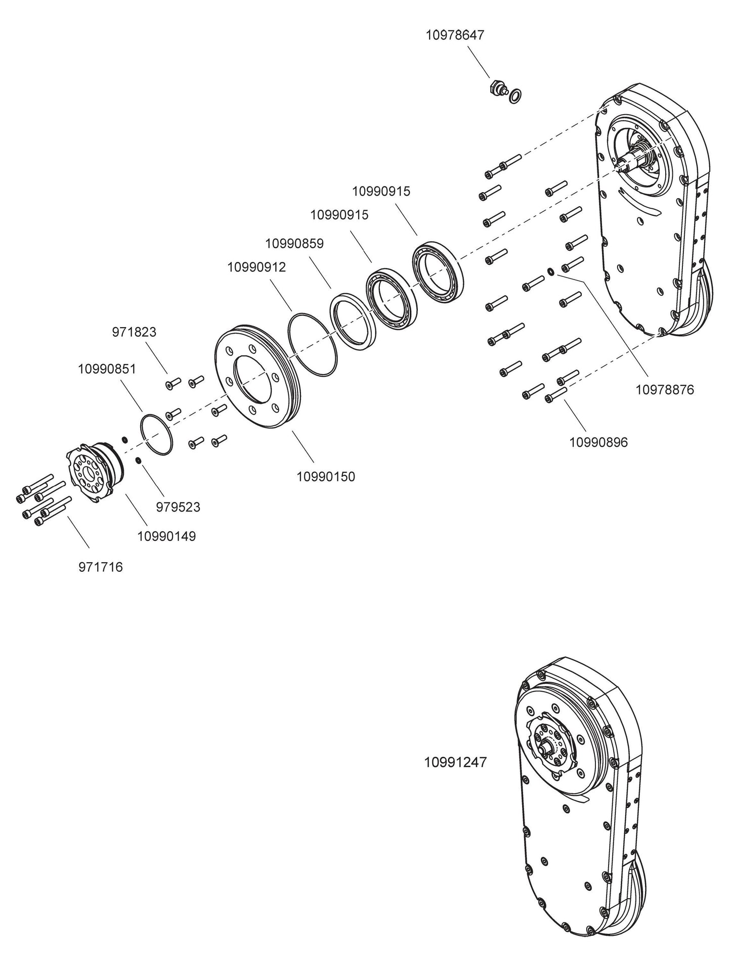 WSE2226 FIG(5) Core Cut Wall Saw Parts By Diamond Products